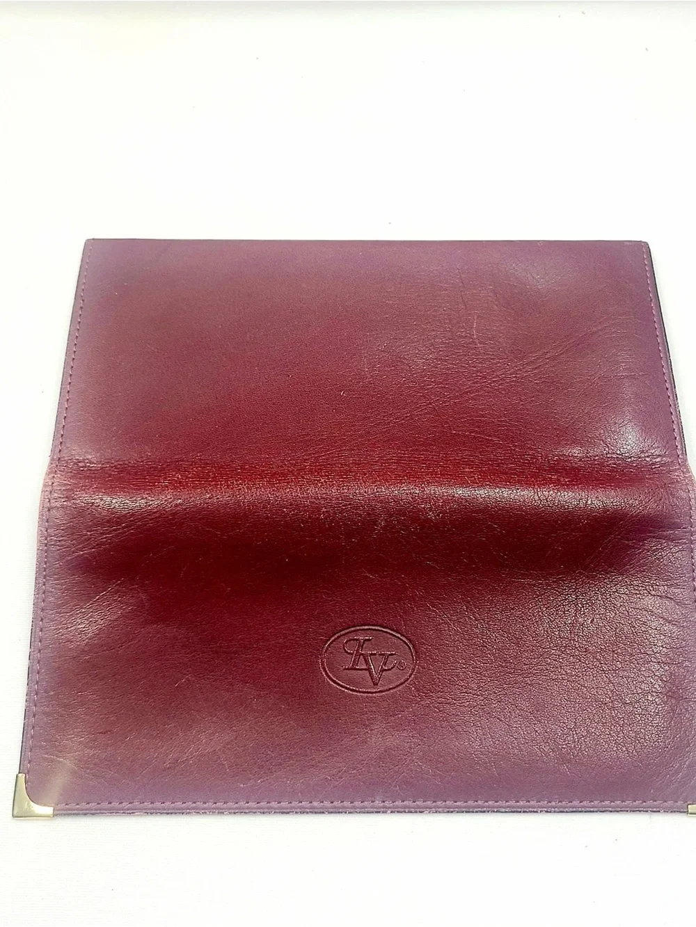 LV Women’s Leather Clutch Wallet - Burgundy